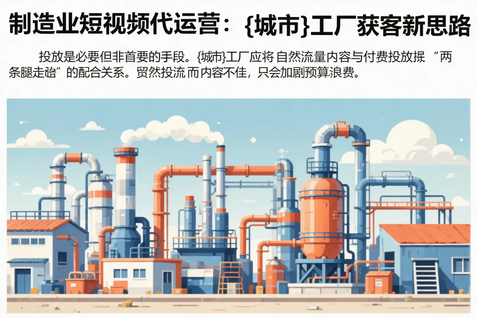 制造业短视频代运营：宾县工厂获客新思路