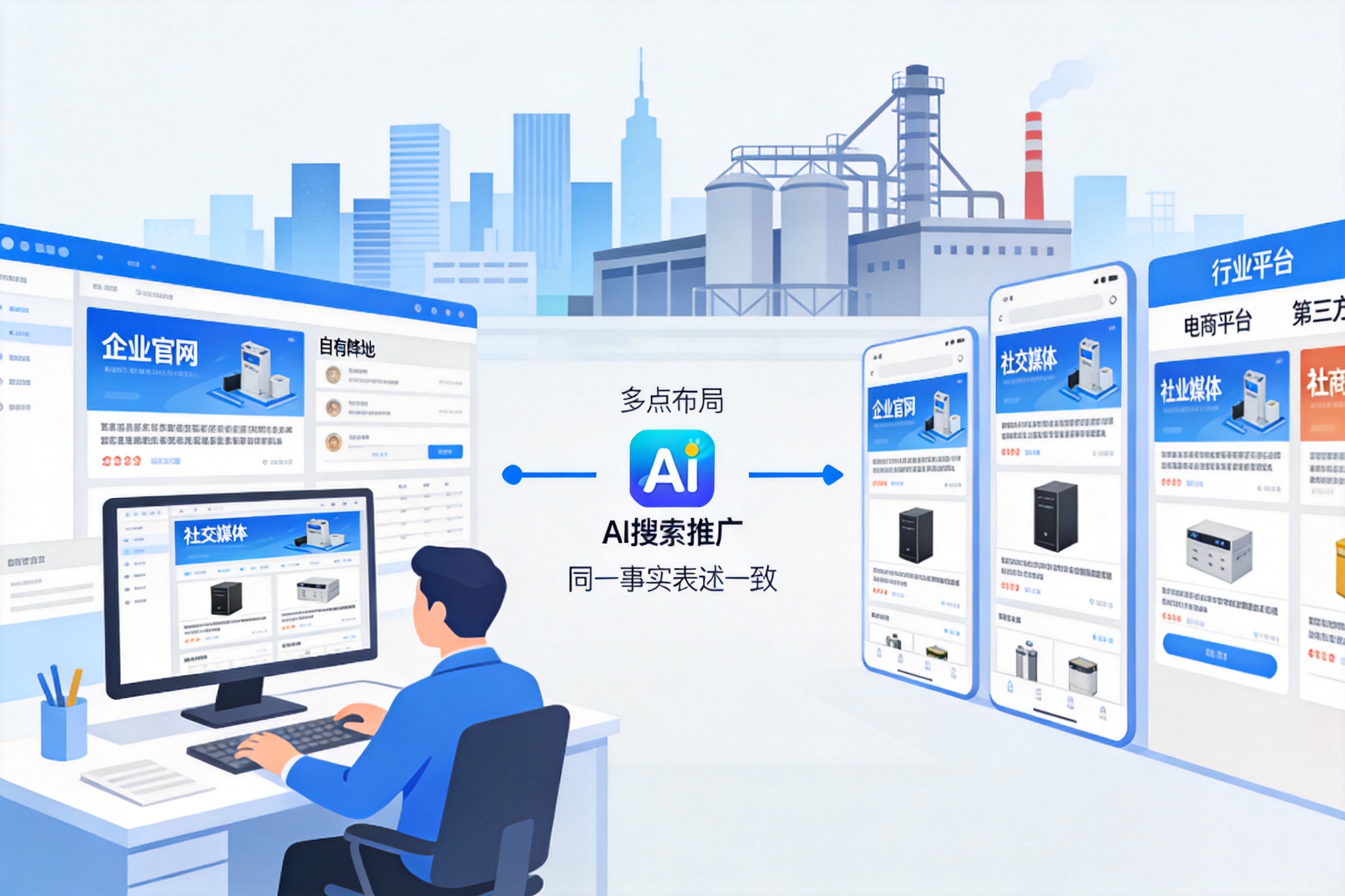 宾县制造企业怎样通过AI搜索推广获得精准客户